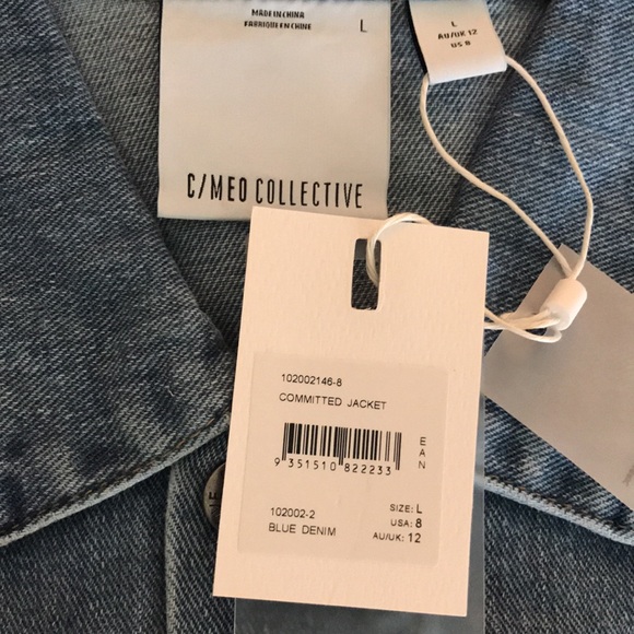 C/MEO Collective Committed Jacket Denim Blue - Picture 16 of 16